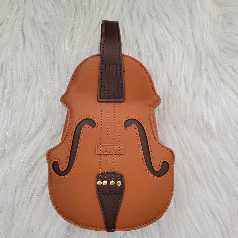 Violin Design Crossbody Bag - Picture 3 of 8